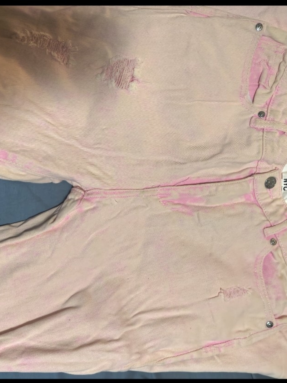 Women’s Pink Boot Cut Jeans - Brand Unknown